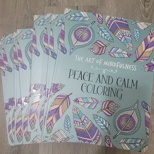 8 brand new The Art of mind peace and calm mantra coloring books brand new